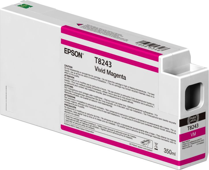 Epson T824300 - Inktcartridge - Vivid Magenta - 350ml