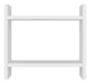 Woody Fashion 362ANT1117 Aanrechtplank Vrijstaand Deeltjes-board Wit