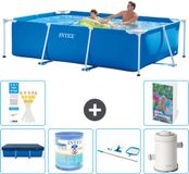 Intex Rechthoekig Frame Zwembad - 260 x 160 x 65 cm - Blauw