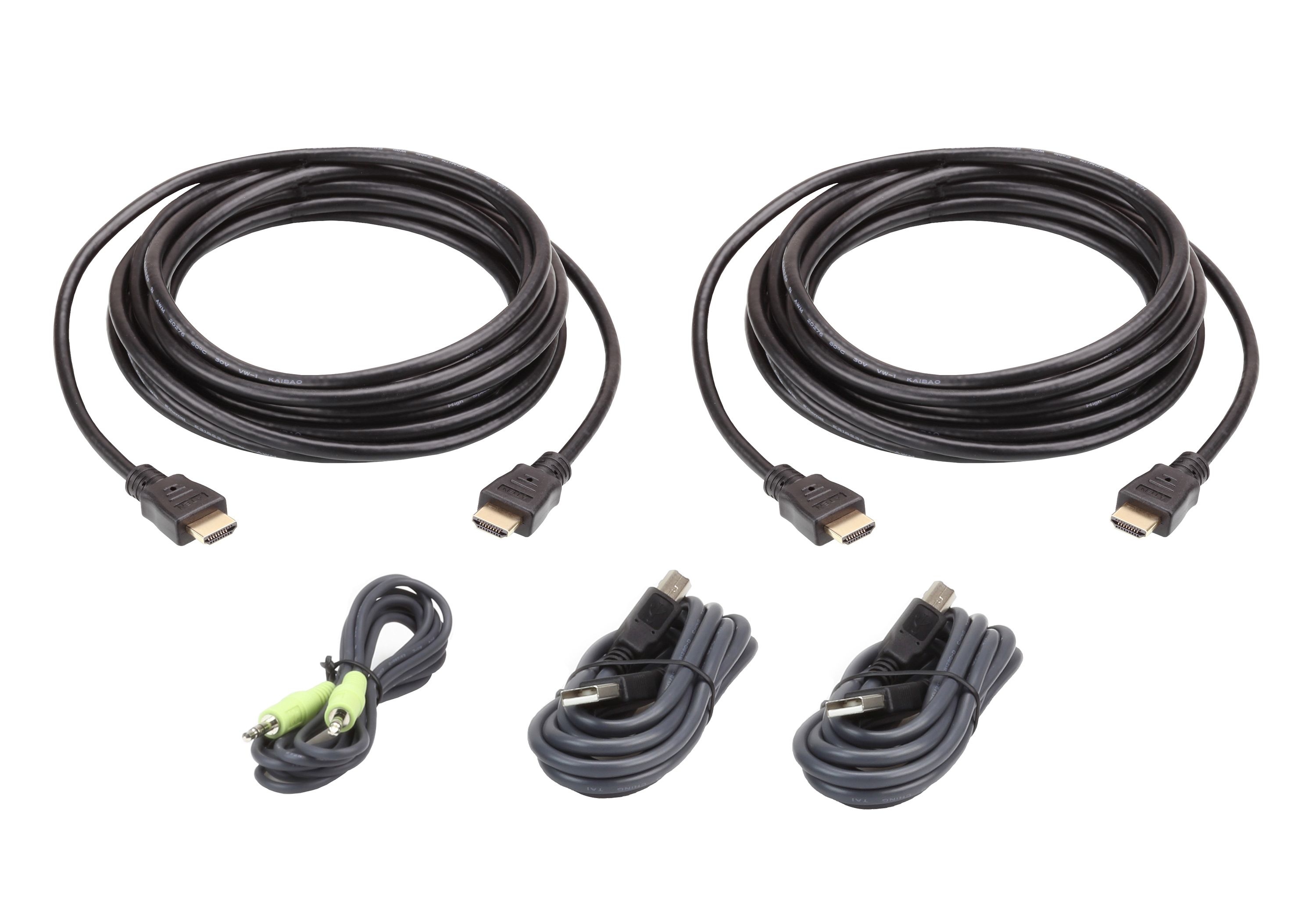 ATEN 3M USB HDMI Dual Display Secure KVM Cable