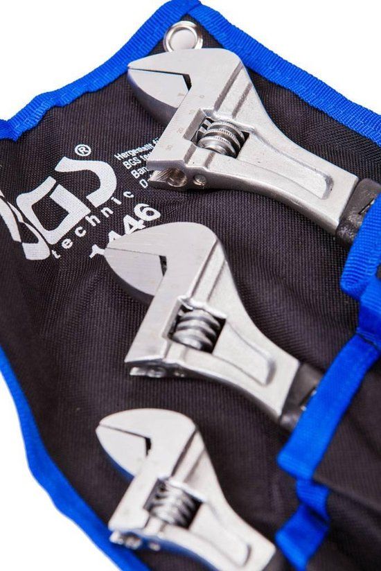 BGS 1446 | Rolvorksleutelset met kunststof softgreep | 3-dlg.