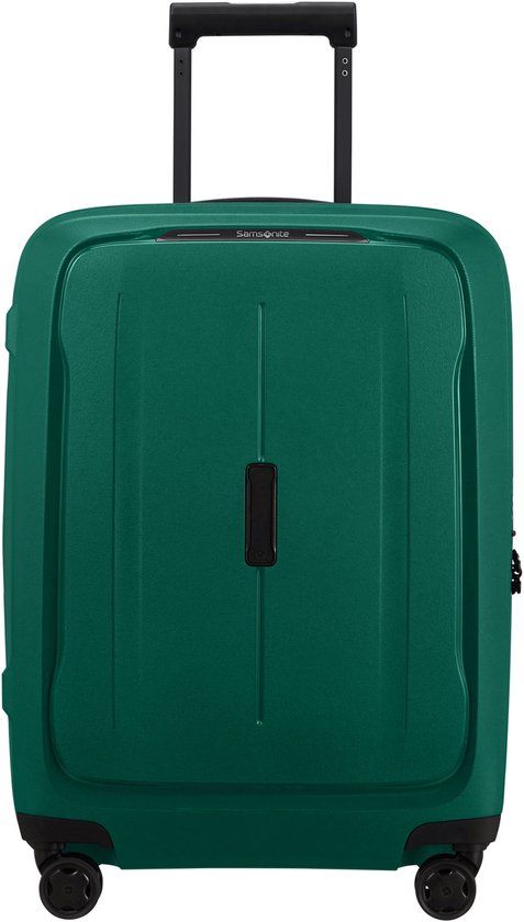 Samsonite Koffer - Essens spinner 55/20 met rits - handbagage - uitbreidbaar - Alpine Green - 57 l