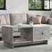 Maison Exclusive - Table basse aspect béton, gris, 90 x 50 x 40 cm, en panneaux de particules