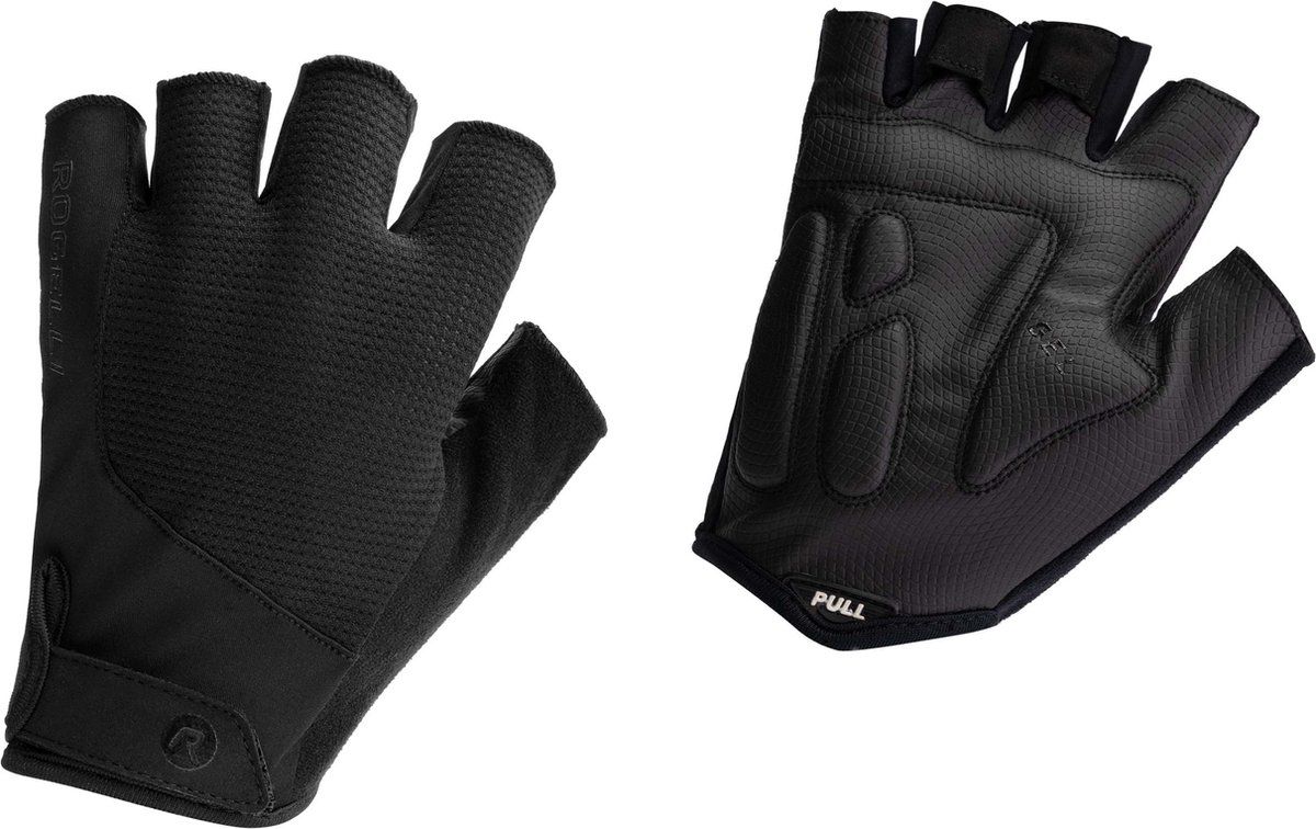 Rogelli Essential Wielerhandschoen Heren Zwart - 2XL