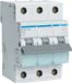 Hager MBN316 Zekeringautomaat 3-polig 16 A