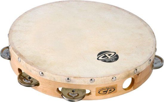 LP Latin Percussion LP CP379 Wood Tambourine Single With Head