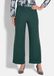 Goldner Fashion Pantalon en jersey VERA en aspect bouclé - émeraude - Taille 38