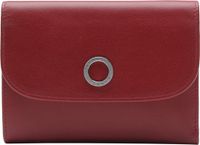 Esquire Leren portemonnee Athena RFID Lady Wallet Red donkerrood