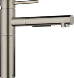 BLANCO ALTA-S II keukenmengkraan, hoogdruk, satijn platinum, met slangdouche