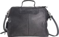 HAROLD'S Leren Business tas Country Framebag Businessbag Black Zwart