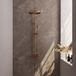 Brauer Copper Edition Opbouw Thermostatische Regendoucheset