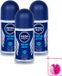 Nivea MEN Fresh Active Roll-On Antiperspirant - 50 ml - 3 Stuks