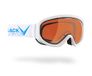 Black Crevice Volwassen skibril, wit/oranje, een maat