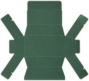 Mopec Box met piramidesokkel, groen, 25 stuks