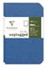 Clairefontaine 734184C Collectie Age Bag Pak met 2 Geniete Notitieboekjes Duo Blauw - 9x14 cm - 96 Effen Witte Pagina’s - Papier 90 g - Omslag Glanskarton met Lederkorrel