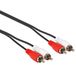 Allteq ALTQ-RCA-B-2.5 audio kabel 2,5 m 2 x RCA Zwart