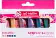 Talens Art Creation Acrylverf set Metallic | 6 x 12 ml