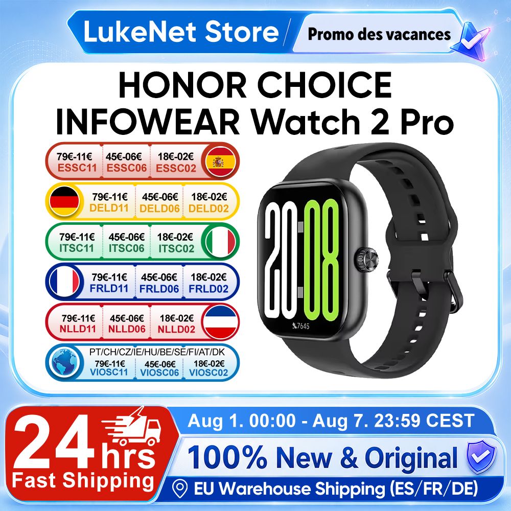 HONOR CHOICE Watch 2 Pro 1.97" AMOLED