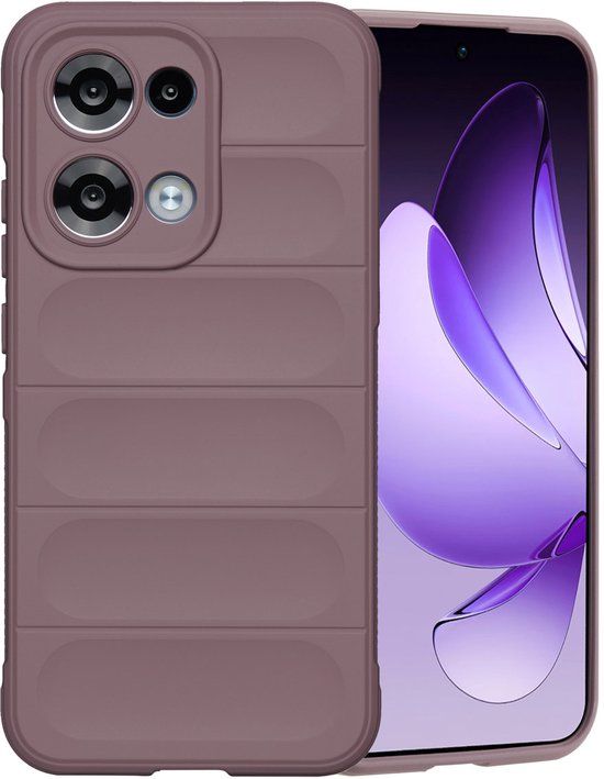 imoshion EasyGrip Backcover - Geschikt voor Oppo Reno 13 - Paars