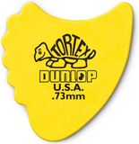 Dunlop Tortex® Fin 0.73mm Geel 6-pack
