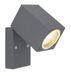 WatioWave Buitenlamp, 1 x GU10, 35 W, aluminium, antraciet, IP44, Veronika