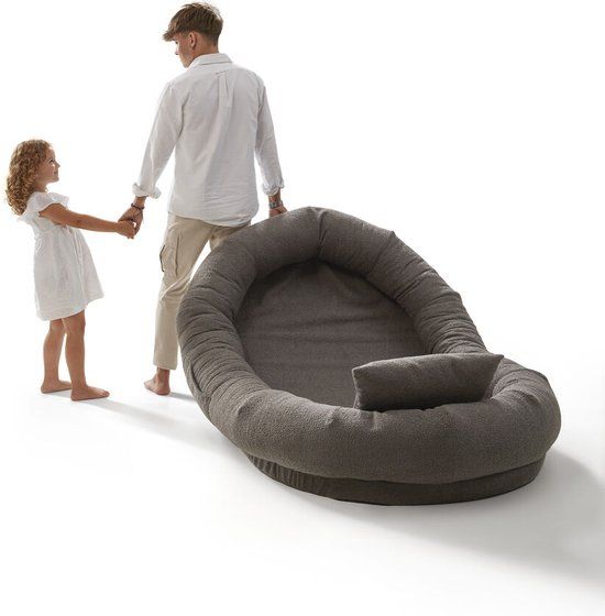 Dupen Family Bed Visco-elastische Matras - 178 x 112 x 28 cm - Donker Grijs