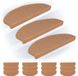 Relaxdays Trapmatten Zelfklevend - Set van 15 - Halve Maantjes - 65 x 24 cm - Beige