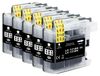 Brother 5 x LC123XL cartouches d'encre pour Brother LC123, noir, format XL