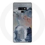 Maniacase Hoesje voor Samsung Galaxy Note 9 Grijs abstracte textuur achtergrond