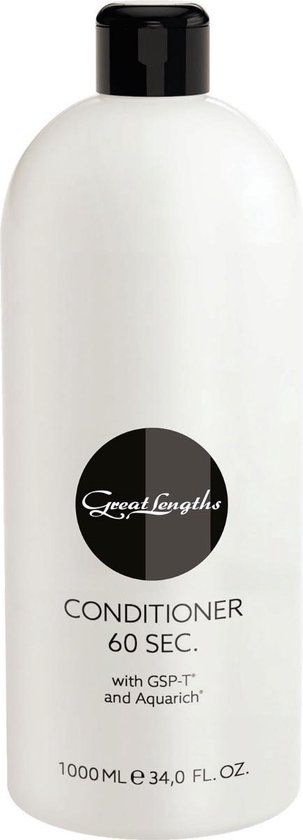 Great Lengths Conditioner 60 sec - 1000 ml - Conditioner voor alle haartypes
