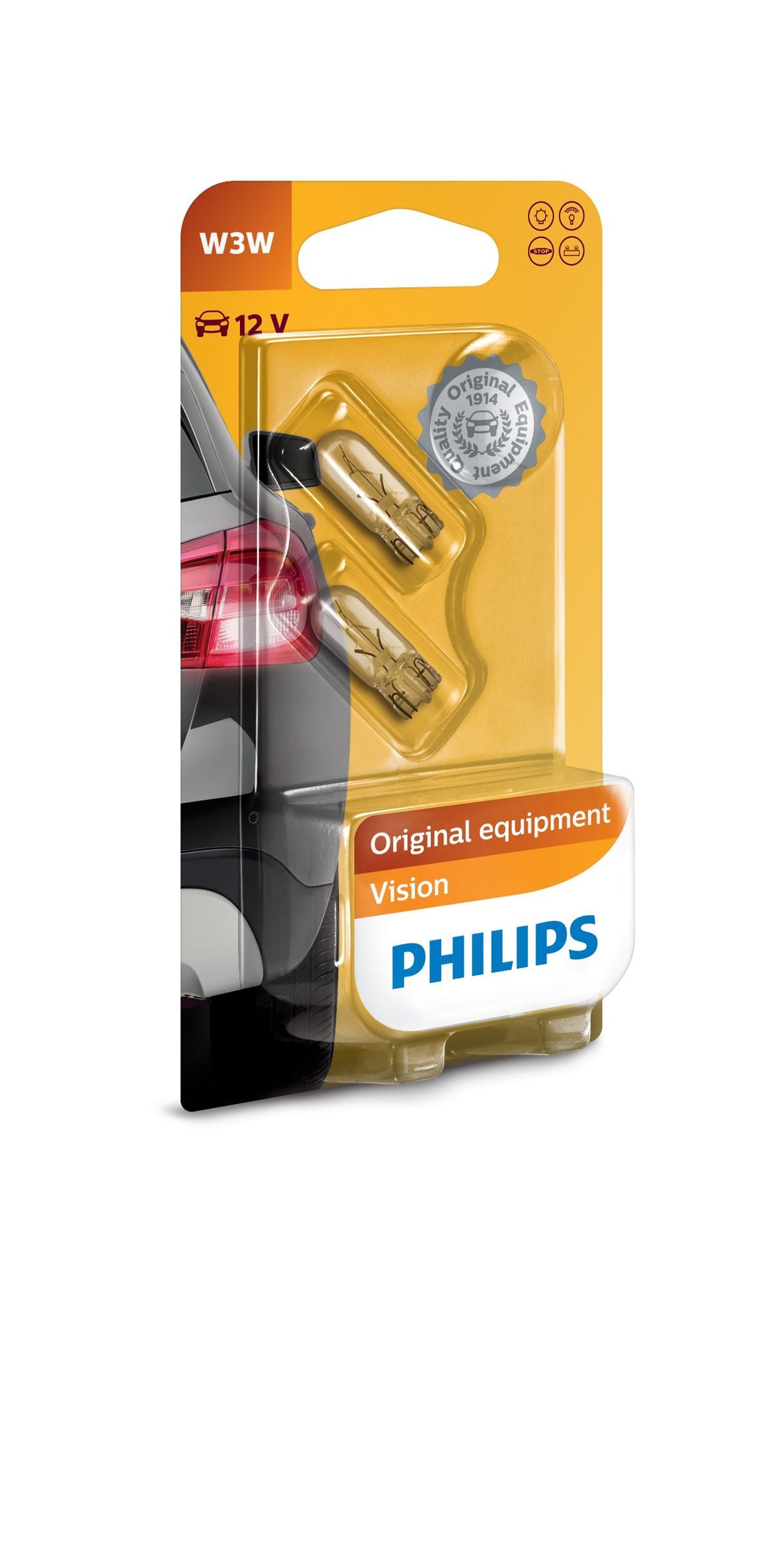 Philips Vision - Autolamp - 12V - 2 stuks
