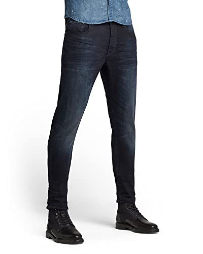 G-Star Raw 3301 Slim Fit Jeans - Heren - Bleu (Dk Aged 8466-89) - Maat 27W / 34L