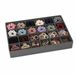 Bellatio Decorations Haaraccessoires organizer - 24 vakken - Grijs
