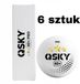 QSKY Balles de tennis de table 40+ PRO - 6 pièces - Blanc