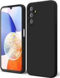 Selected by GSMpunt.nl Samsung Hoesje met Camera Bescherming Geschikt voor Galaxy A14 | Back Cover | Dun | Flexibel TPU | Zwart