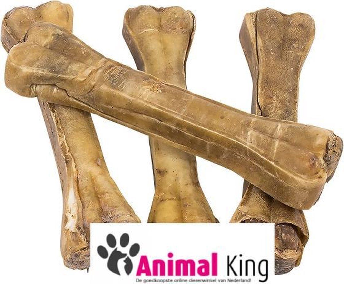 Animal King Gevuld pensbot - 19 cm - 4 stuks - Animalking-Hondensnacks