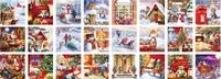 Eurographics Adventskalender, Kerstherinnering [Advent Calendar, Christmas Memories] - Simon Treadwell - 24×50 stukjes 12,5×12,5cm (b×h) - Adventskalender