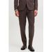 JACK & JONES PREMIUM super slim fit pantalon met wol - donkerbruin