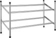 Merkloos / Sans marque Schoenenrek - uitschuifbaar - 2-laags - 62 tot 117 x 23 x 36 cm - opbergrek