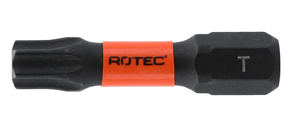 Rotec IMPACT Schroefbit T 15 | L=30 | C6.3 | BASIC | 2 stuks - 817.20152