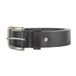 Ceinture en cuir - Noir - Gravée - 90