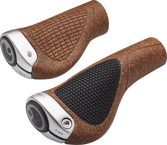 Ergon GP1-L Nexus kurk handvatten - brown/black - Large