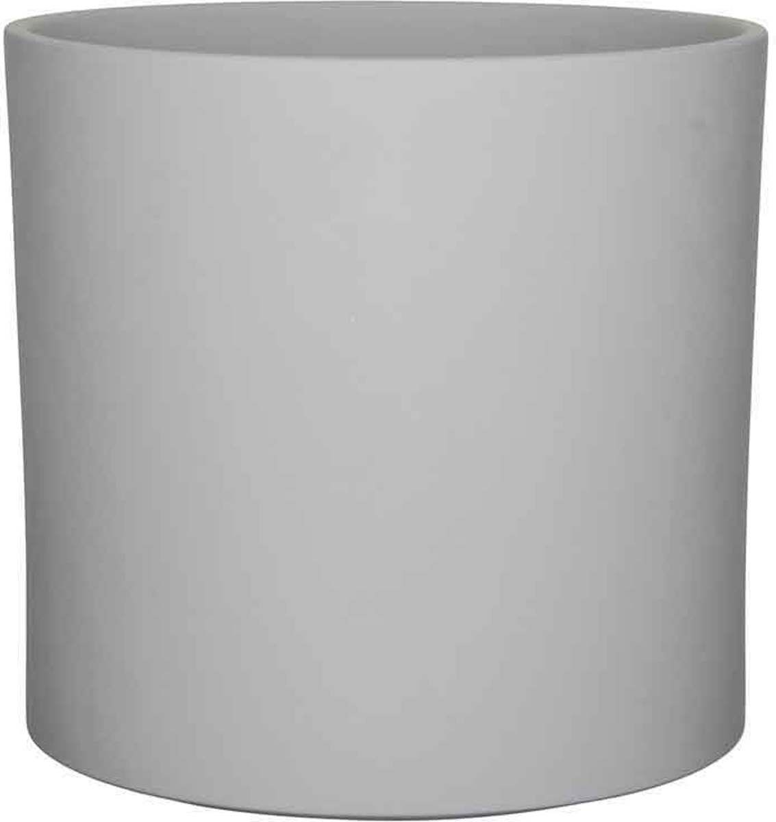 Mica Decorations Era Ronde Pot Lichtgrijs Mat 31 x 32,5 cm