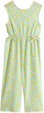 Next - Meisjes - Jersey jumpsuit van kreukstof - Groen