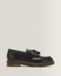 Dr. Martens Adrian Gele Stiksel Smooth Leren Tassle Loafers in Zwart, Taille : 48