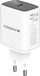 GaN 67W PDW chargeur rapide, blanc