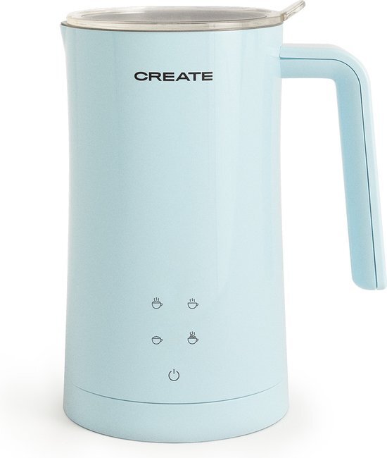 Create - MILK FROTHER STUDIO - Verwarmer voor melkopschuimer - 580ml - 75 °C - Blauw