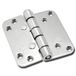 S2 S2 Inox scharnier 89x89x3mm 6504R-0-21-13P7 DIN ls
