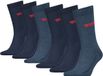Levi's Herensokken 168Sf Regular Cut 6-Pack Denim