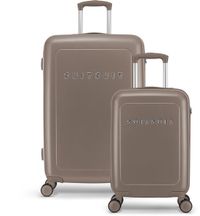 SUITSUIT Natura Kofferset 2-delig - Plaza Taupe - Hardcase Reiskoffer Set met TSA Slot